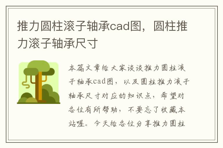 推力圆柱滚子轴承cad图，圆柱推力滚子轴承尺寸