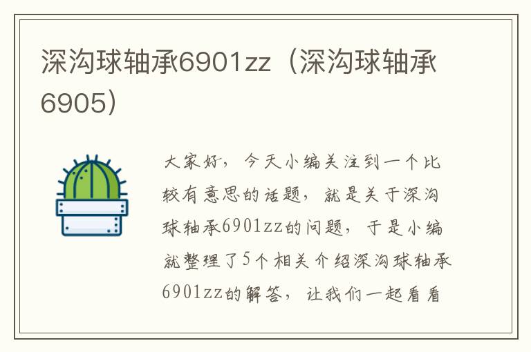 深沟球轴承6901zz（深沟球轴承6905）