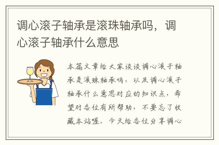 调心滚子轴承是滚珠轴承吗，调心滚子轴承什么意思